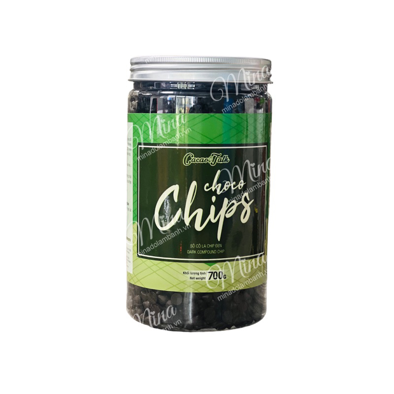 Socola Chip ĐEN Cacao Talk 700g (Chocochip)