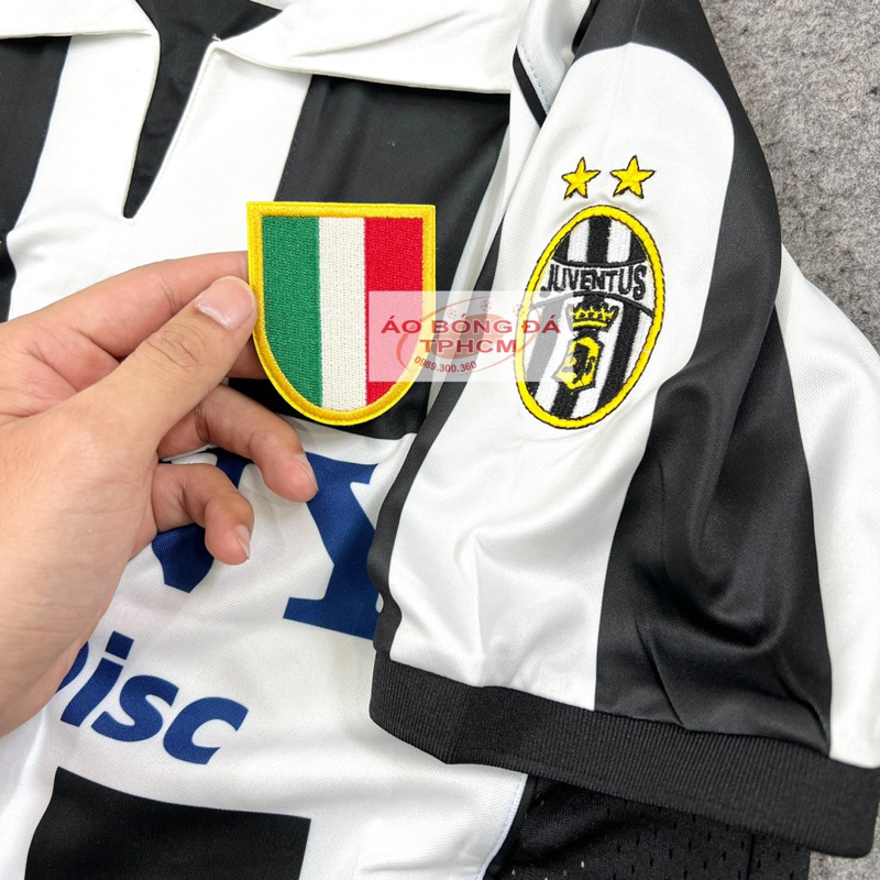 Retro.JUVEN 97/98 - Áo Bóng Đá RETRO CLASSlC hàng Thái cao cấp -RETRO.JUVE sọc 97/98