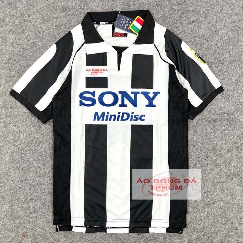 Retro.JUVEN 97/98 - Áo Bóng Đá RETRO CLASSlC hàng Thái cao cấp -RETRO.JUVE sọc 97/98