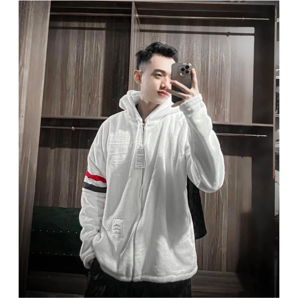 Áo Khoác Lông Thome Chất Lông Mượt 2 Mặt Có Mũ Thiết Kế Hot Nhất Mùa Đông