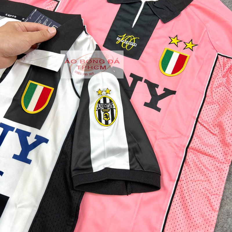 Retro.JUVEN 97/98 - Áo Bóng Đá RETRO CLASSlC hàng Thái cao cấp -RETRO.JUVE sọc 97/98