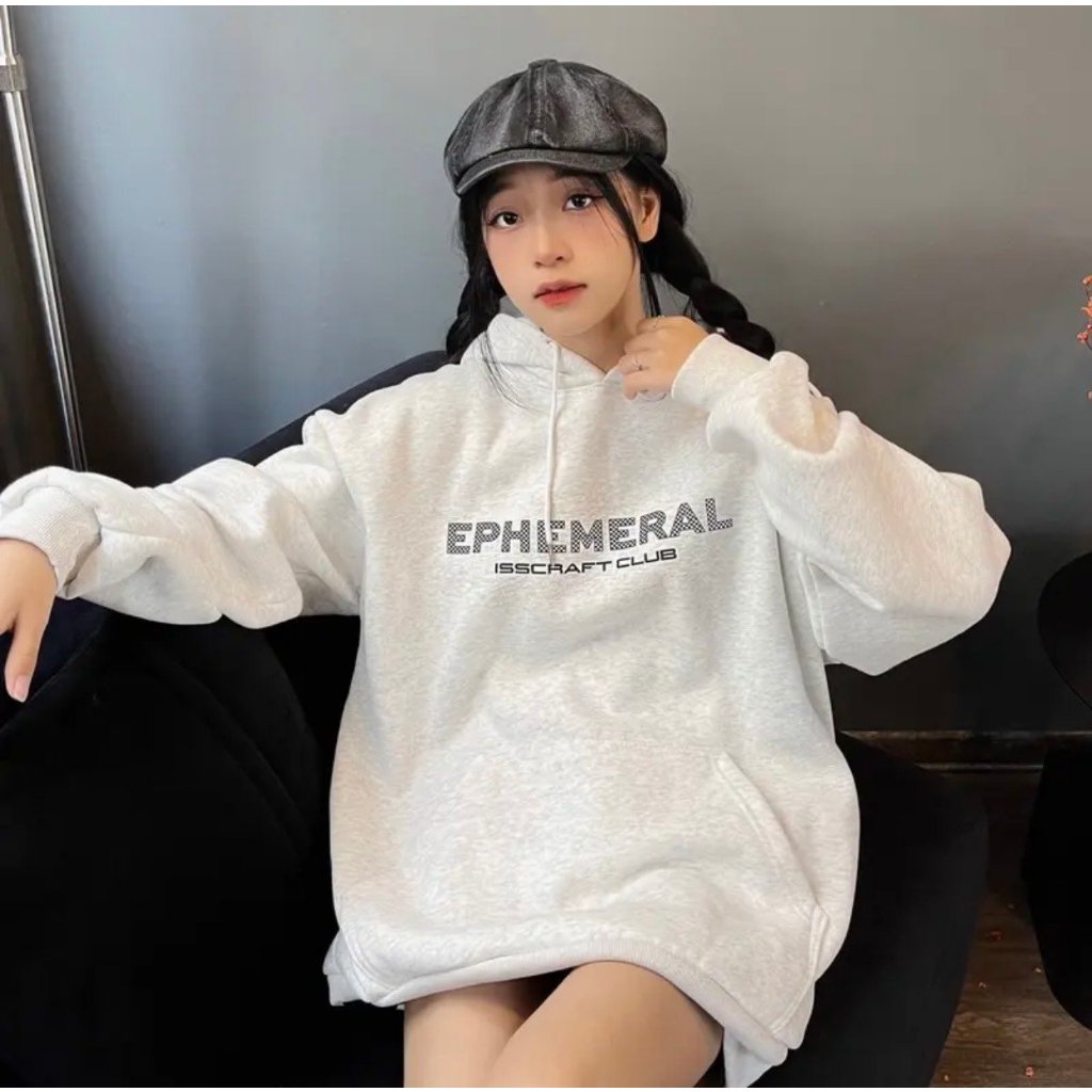 Áo Hoodie EPHEMERAL , Áo Khoác Hoodie Unisex Chất Nỉ Cao Cấp