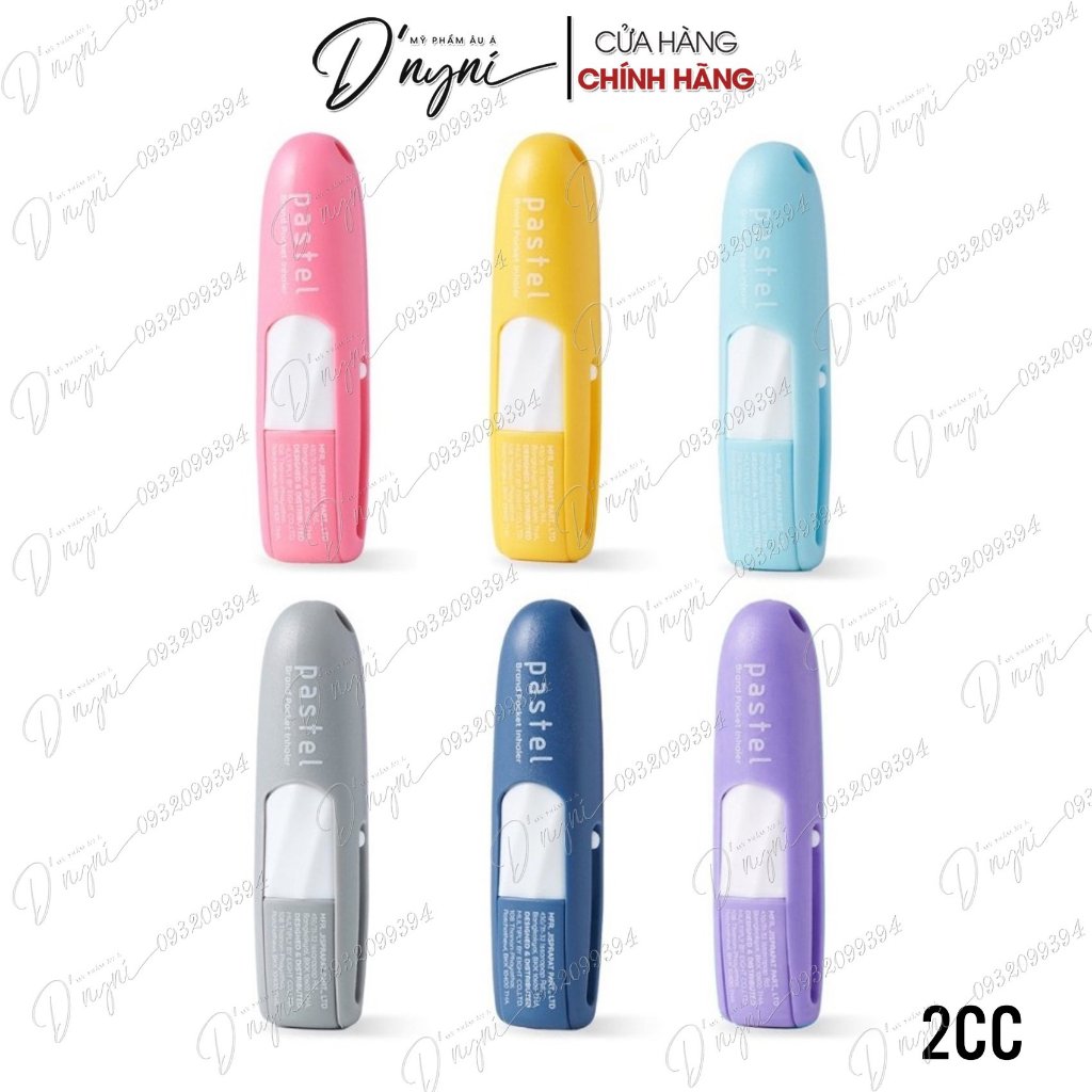 Ống Hít Mũi Bỏ Túi PASTEL POCKET INHALER 2ml Thái Lan