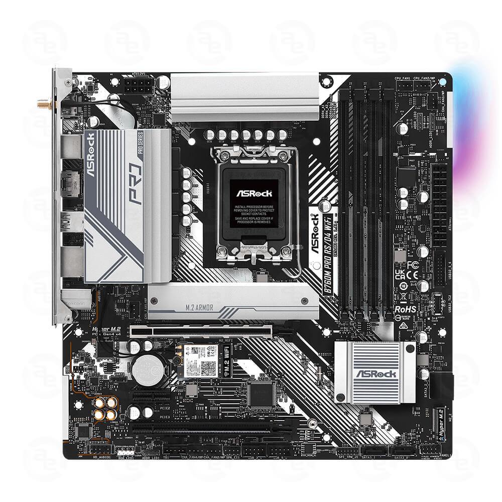 Mainboard ASROCK B760M Pro RS/D4 Socket 1700 M-ATX chính hãng mai hoàng phân phối BH 36 tháng