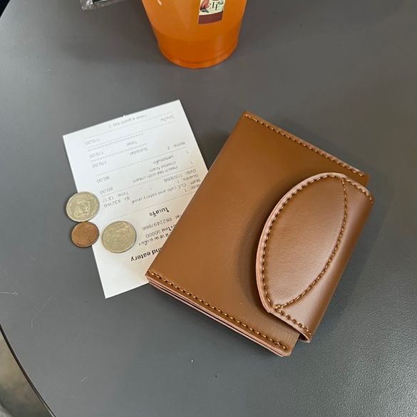 Ví da nữ Handmade Maru Wallet Onetothree