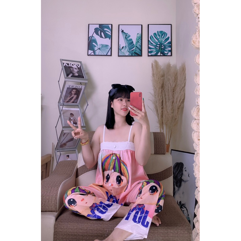 Sét 2 dây mặc nhà xinh sắn
