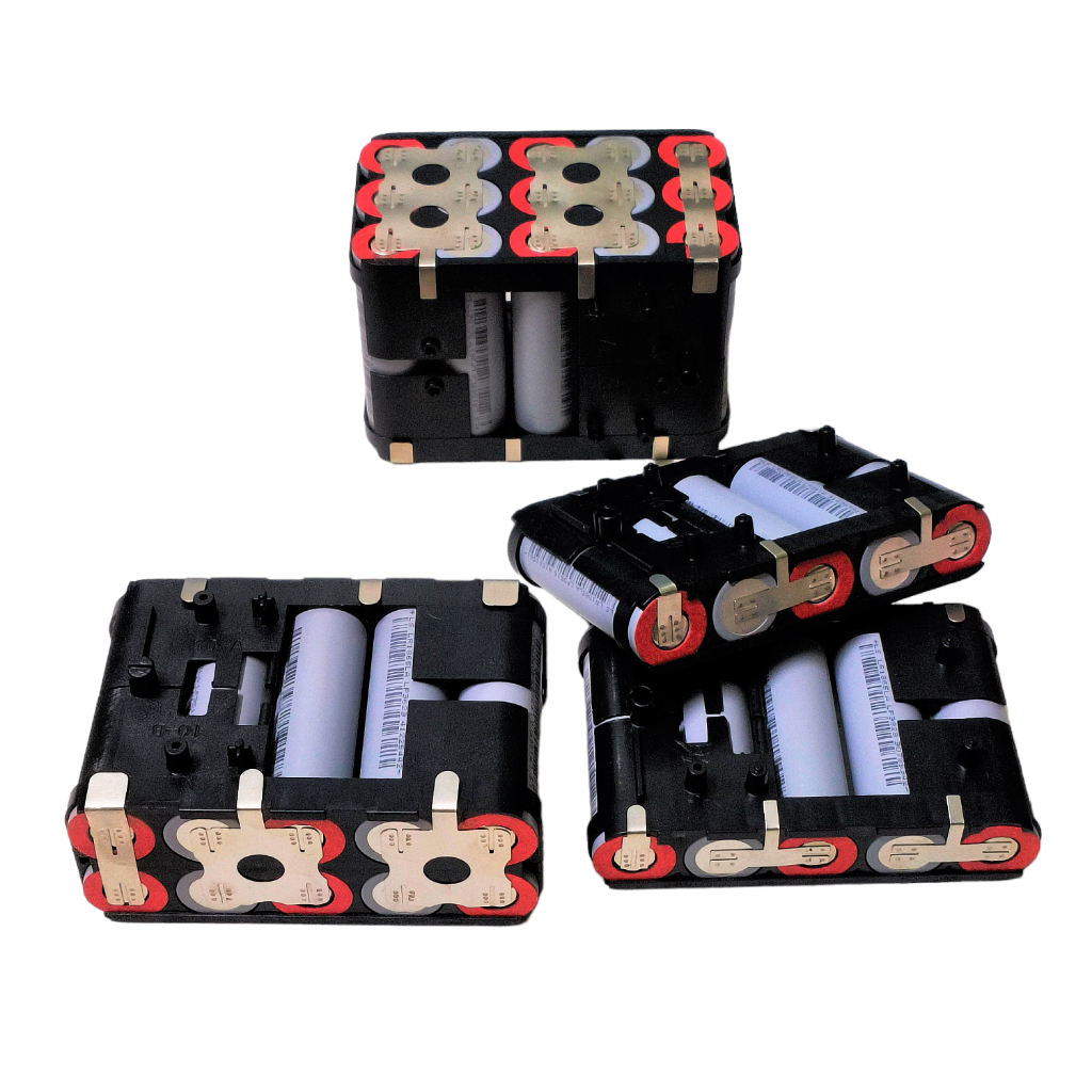 Khối pin 5S 21V đóng sẵn Chính hãng Lishen Xám . Dung lượng cao, dòng xả pin cao. pin li-on 18650 - Limo