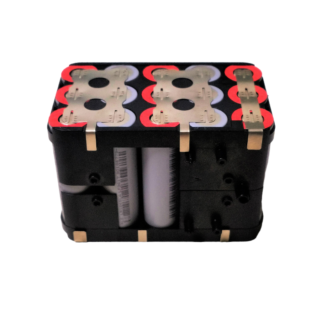 Khối pin 5S 21V đóng sẵn Chính hãng Lishen Xám . Dung lượng cao, dòng xả pin cao. pin li-on 18650 - Limo