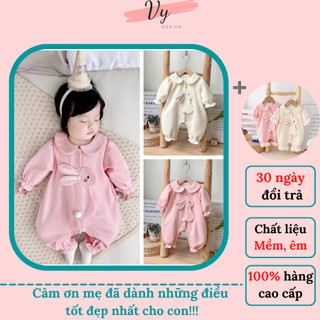 Bodysuit Cho Bé VY DESIGN. Body Bé Gái Thiết Kế Cao Câp, Đầm Tết Bé Gái, Body Đầy Tháng Thu Đông