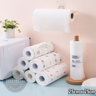 Cuộn khăn lau bếp đa năng tái sử dụng nhiều lần