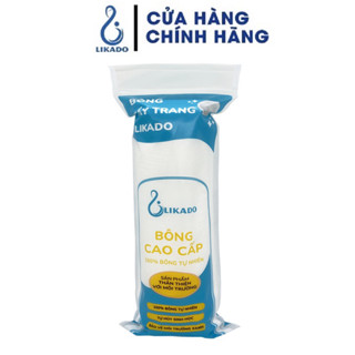  Bông tẩy trang 100m tròn sạch sâu Likado 100% cotton siêu mềm 