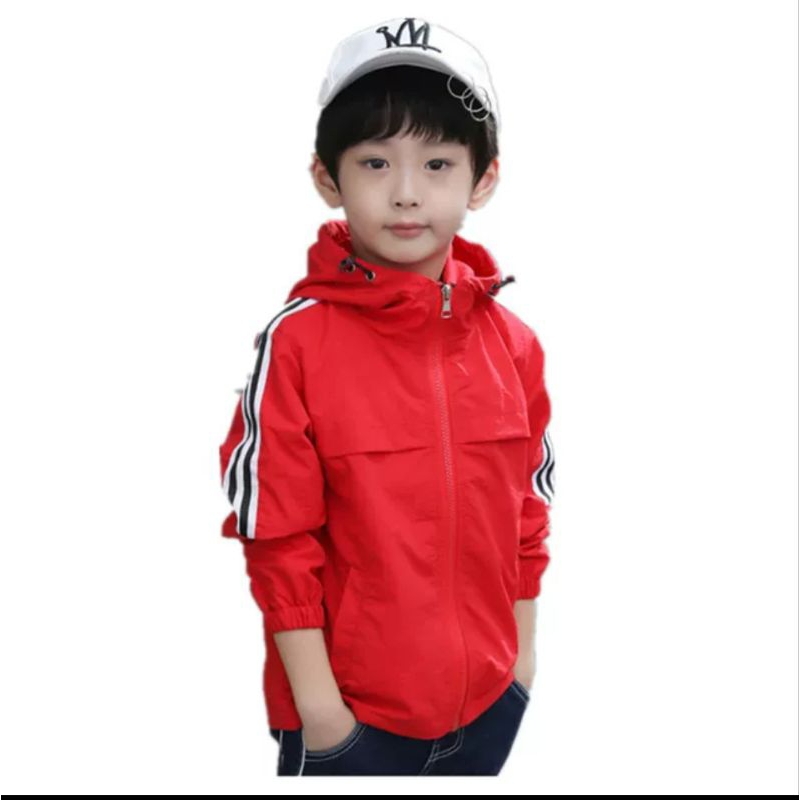 Áo khoác gió 3 sọc size đại cho bé trai