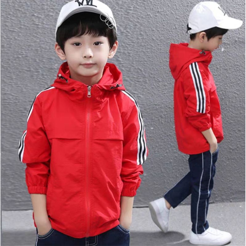 Áo khoác gió 3 sọc size đại cho bé trai
