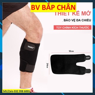 Băng bắp chân chống căng cơ Bảo vệ bắp chân chơi thể thao Aolikes 7966 Bó bắp chân đá bóng mag1