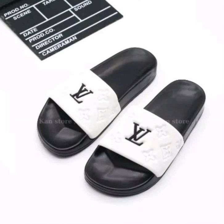 Dép nam quai ngang LV đế sóng Pu êm chân size từ38_43