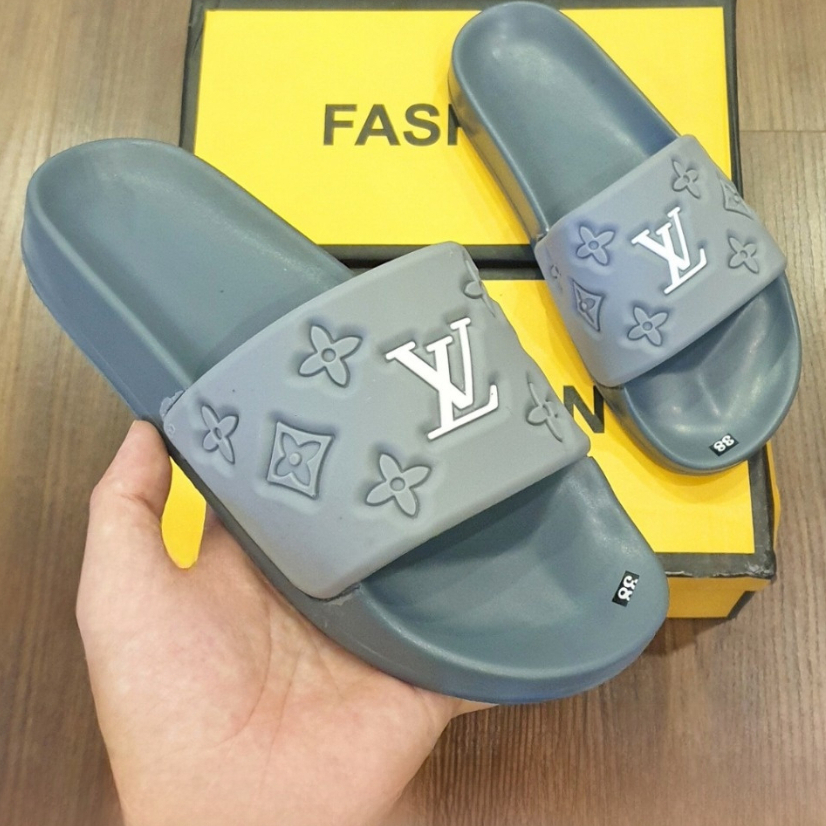 Dép nam quai ngang LV đế sóng Pu êm chân size từ38_43