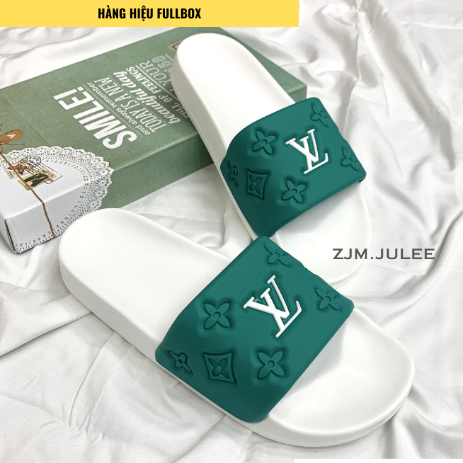 Dép nam quai ngang LV đế sóng Pu êm chân size từ38_43