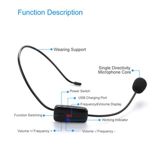 Micro không dây cho máy trợ giảng có sẵn bắt sóng FM cao cấp phụ kiện máy trợ giảng loa kết nối FM