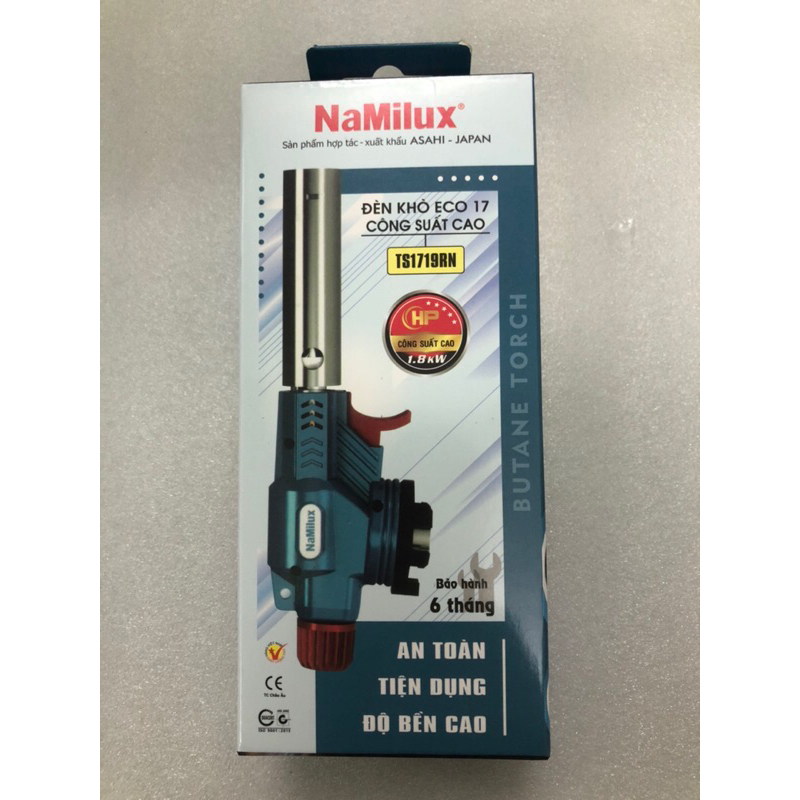 Khò gas Namilux TS1719RN tự đánh lửa cao cấp