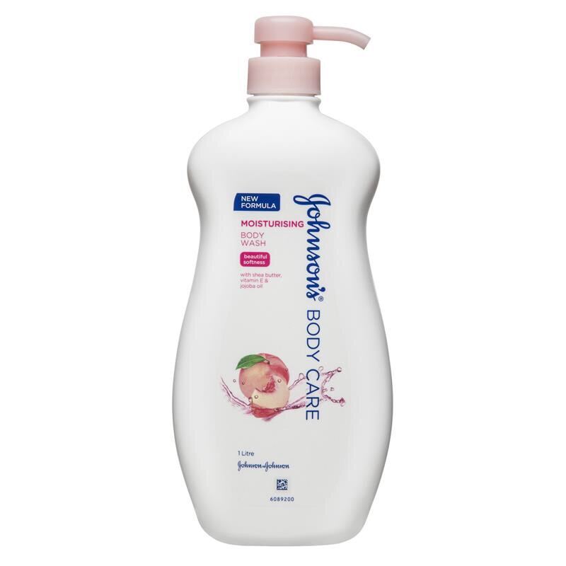 Sữa tắm Johnson's dưỡng ẩm bơ hạt mỡ hương đào - 750ml