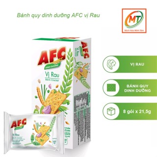 [HCM]Bánh quy dinh dưỡng AFC nhiều vị _ 8 gói x 21,5g