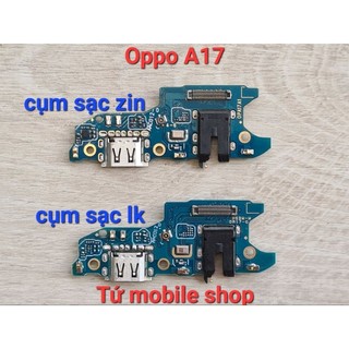 Cụm sạc zin oppo a17 , oppo a17k