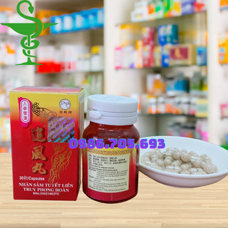 Nhân sâm tuyết liên truy phong hoàn 30v
