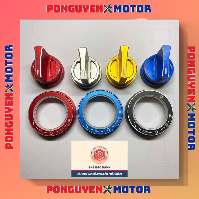 Mặt nhôm và núm nhôm CNC cho cụm khoá HonDa