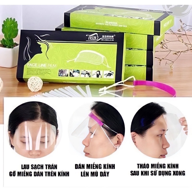 Hộp 50 miếng dán che mặt