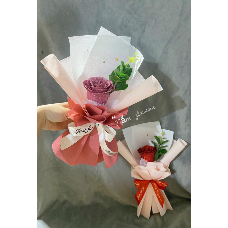 Bó 1 bông sáp nhũ , sỉ nhìu chỉ 20k