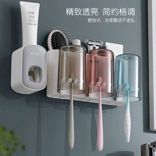 Bộ cắm chải kèm 2 cốc 3 cốc ecoco sang trọng cao cấp