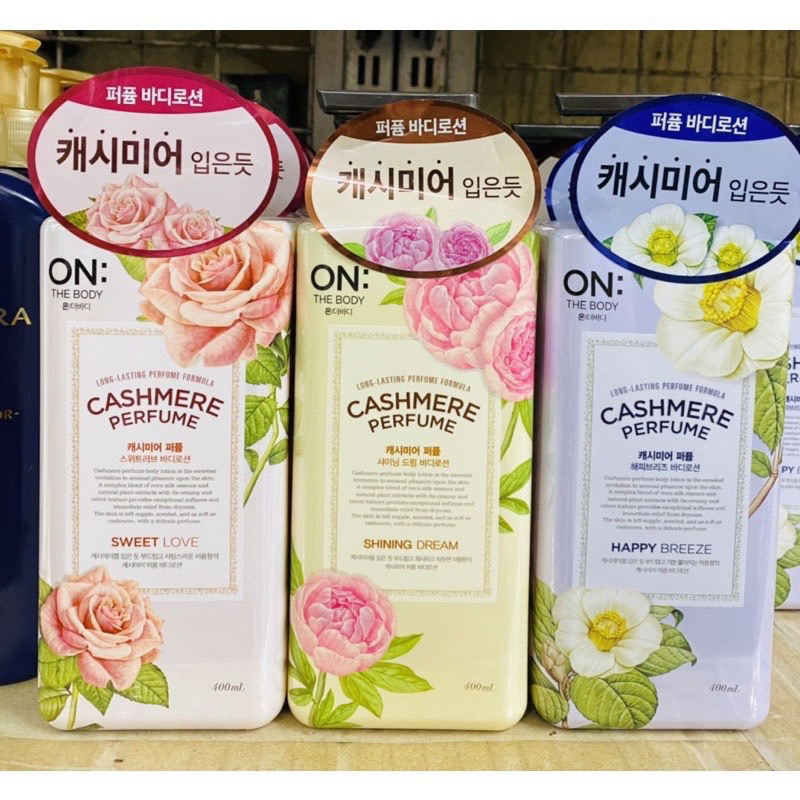 Sữa dưỡng thể On The Body 400ml mẫu mới