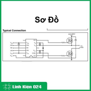 IC chức năng IR2113 chân dán, chân cắm