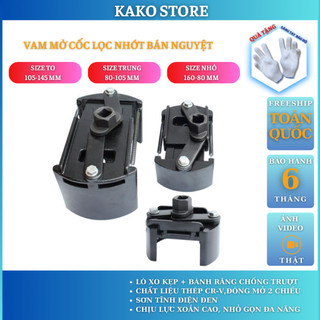 Vam cảo tháo cốc lọc dầu 80-105mm cảo mở lọc nhớt đứng cỡ trung dụng cụ sửa chữa Kako store