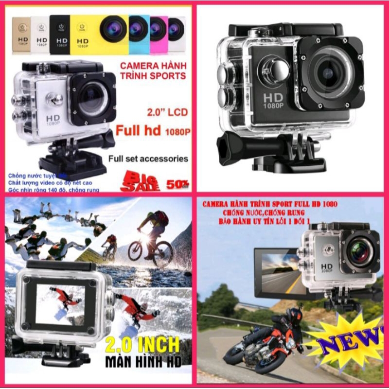 1 BỘ KAMERA HÀNH TRÌNH GHI HÌNH ẢNH MÀN HÌNH 1.5 CHỐNG NƯỚC HÀNG CHUẨN