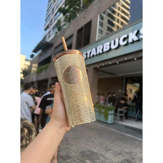Ly gold champagne giữ nhiệt starbucks 2023 thái lan