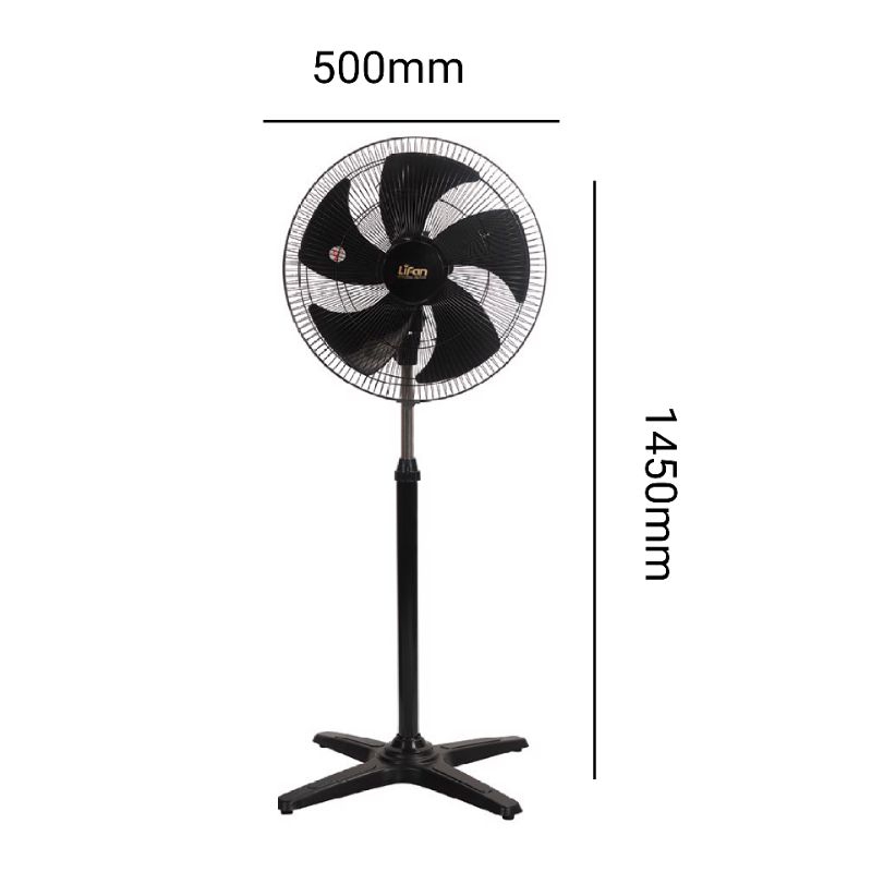 QUẠT ĐỨNG LIFAN Đ-18CXN 55W 5 lá dùng không gian rộng 20m2 quán cà phê, quán ăn