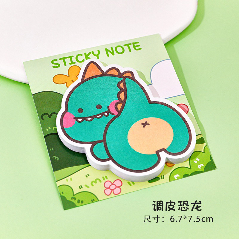 Note giấy ghi chú hình bé khủng long