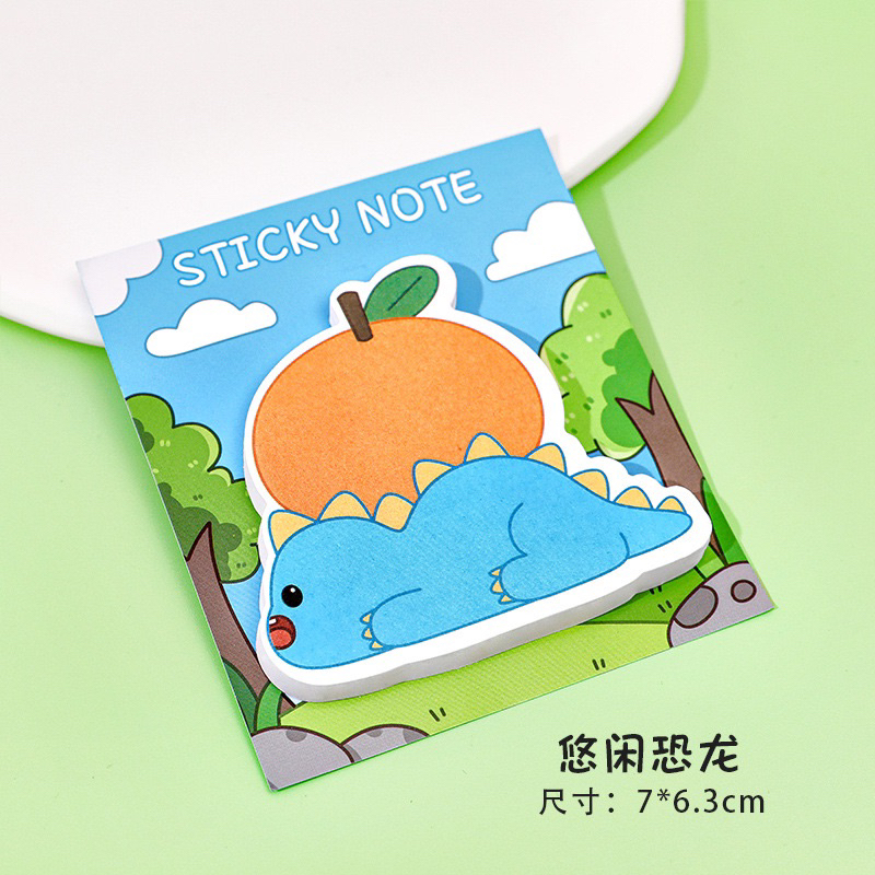 Note giấy ghi chú hình bé khủng long