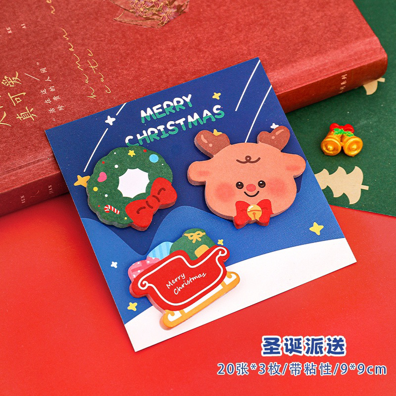 Note giấy ghi chú hình Noel