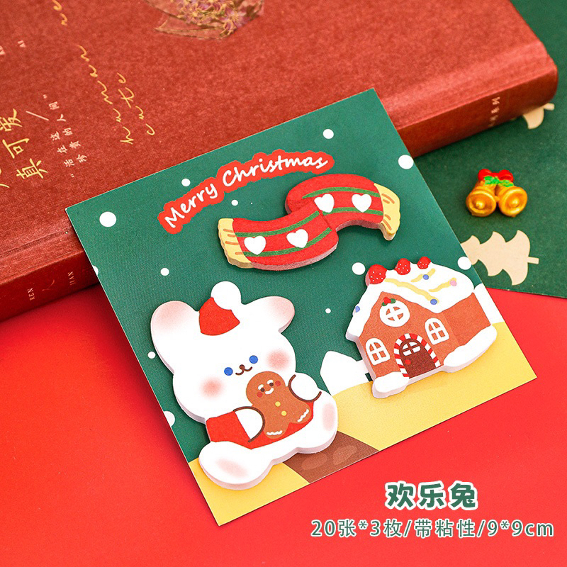 Note giấy ghi chú hình Noel