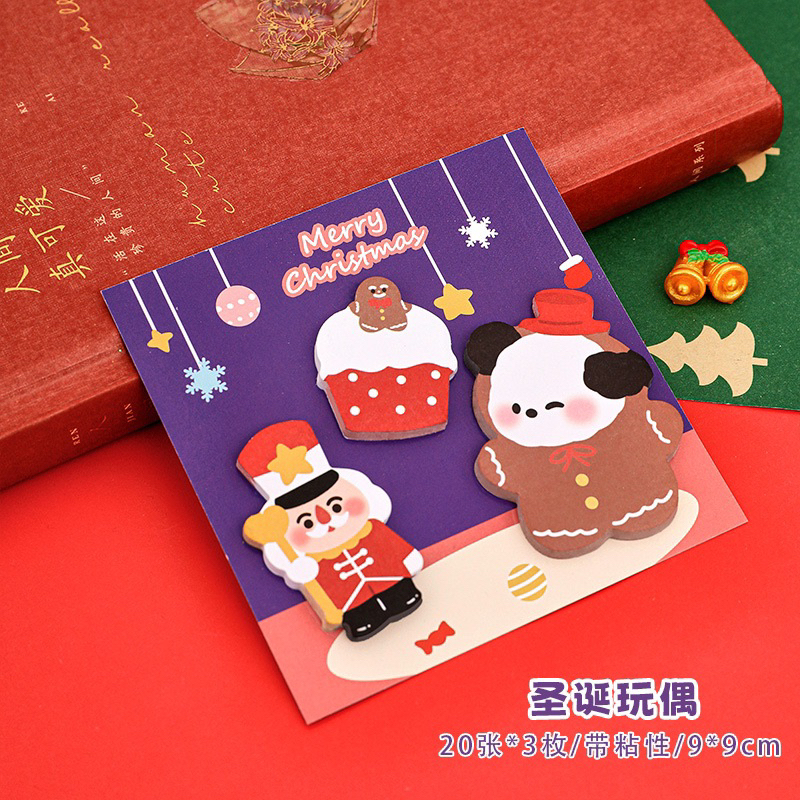 Note giấy ghi chú hình Noel