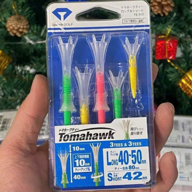 Tee golf Tomahawk  ngắn dài (nhật)