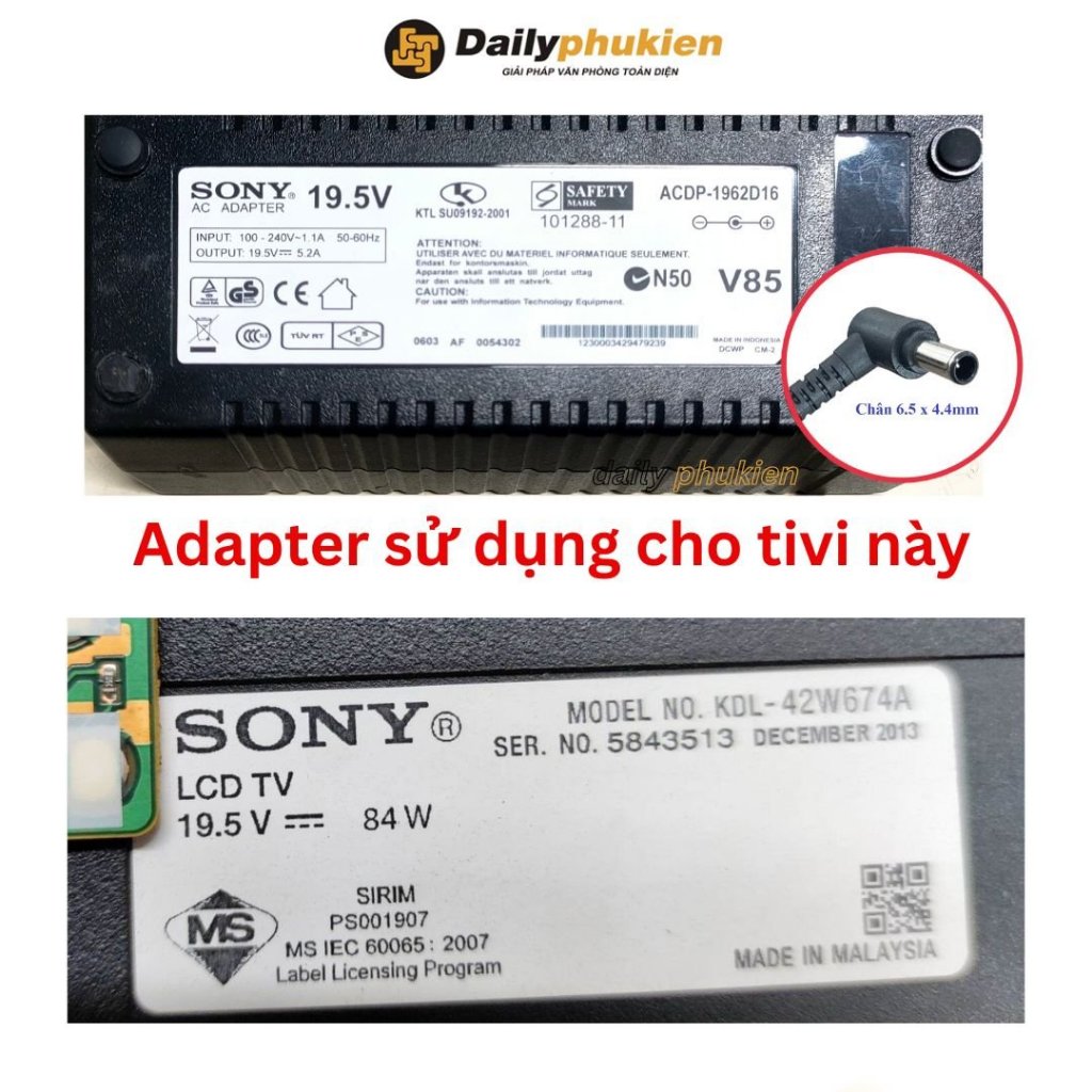 Nguồn tivi sony - bảo hành 1 năm - chính hãng