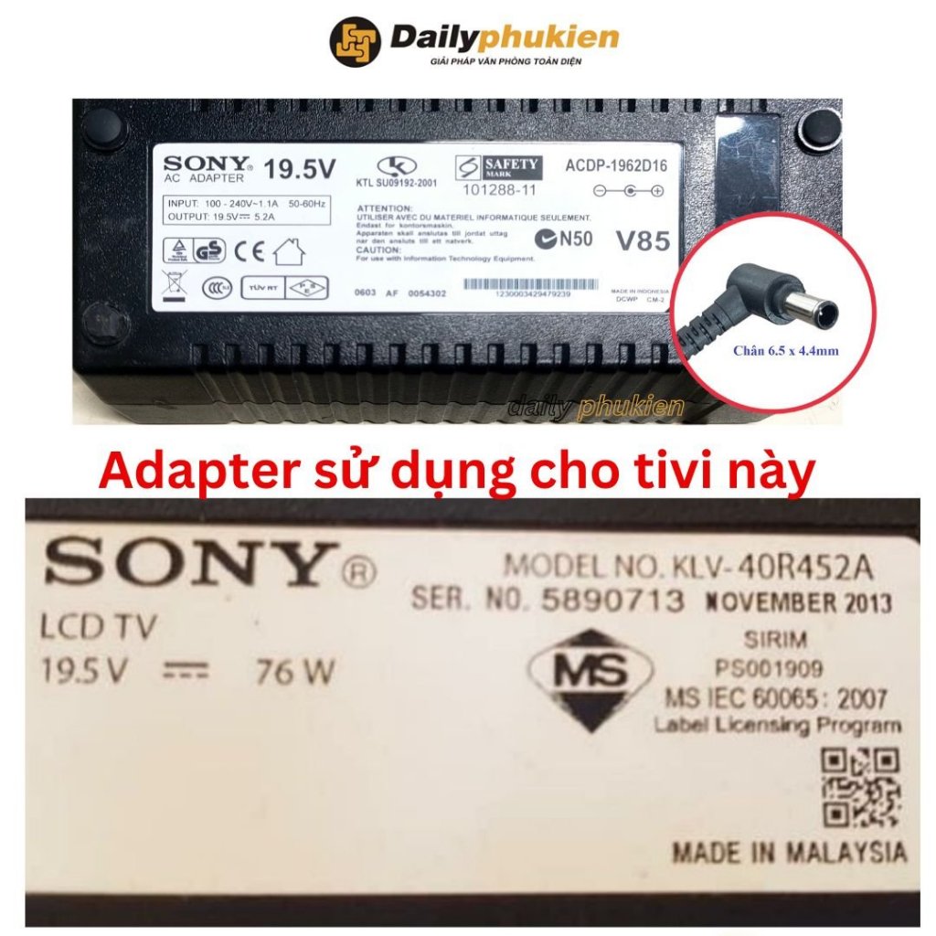 Nguồn tivi sony - bảo hành 1 năm - chính hãng