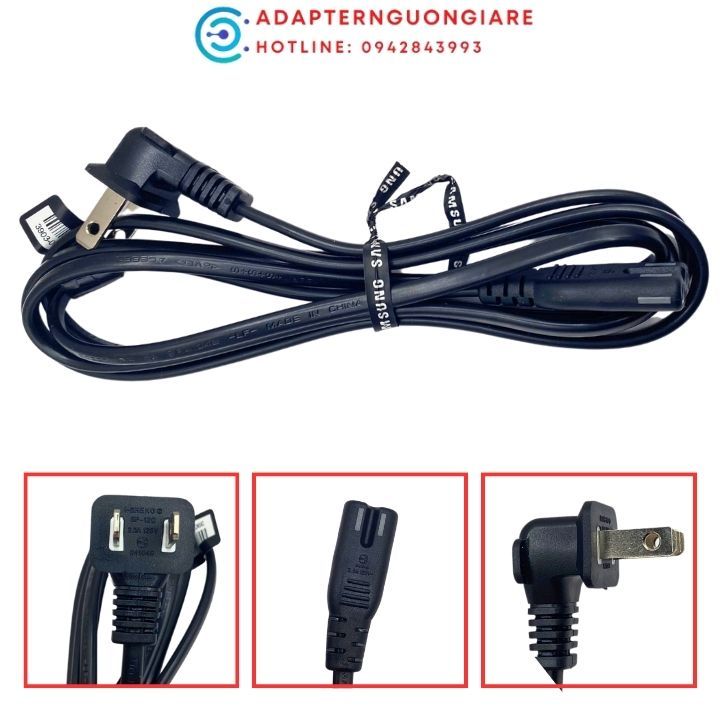 Dây nguồn số 8 cho tivi samsung dài 1.5m hàng chuẩn xịn