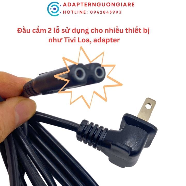 Dây nguồn số 8 cho tivi samsung dài 1.5m hàng chuẩn xịn