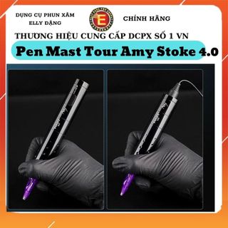 Máy Pen Mast Tour Amy tích điện 2 in 1 với stroke là 4.0mm, Máy phun xăm không dây đi sợi rất đẹp đời mới nhất
