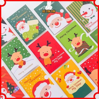 Sổ tay mini có dòng kẽ mini noel - sổ vỡ noel dễ thương quà tặng giáng sinh ý nghĩa