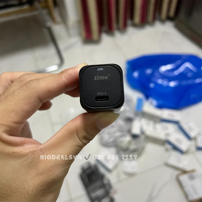 Củ sạc nhanh 30W ZIME GAN 30W có PD/PPS ✔️ BigDeals VN